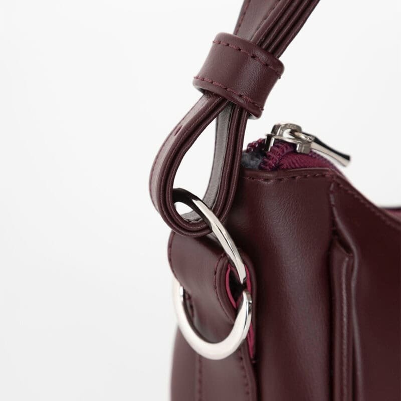 BURGUNDY MOONBAG