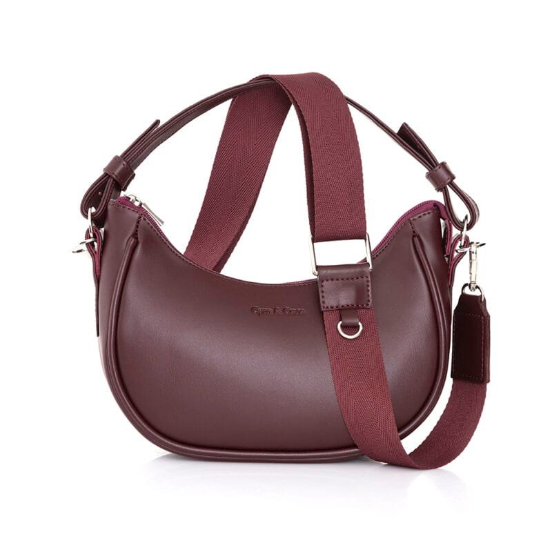 BURGUNDY MOONBAG