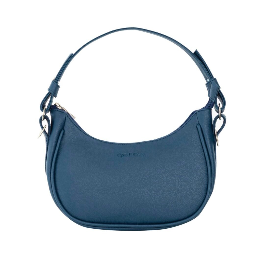 bolso azul petroleo azul oscuro